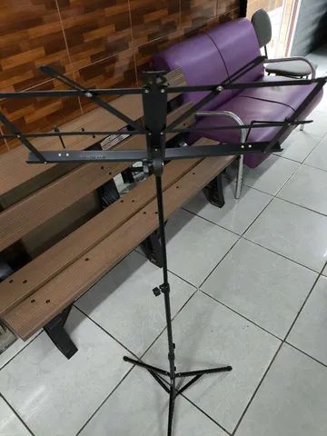 PEDESTAL PARA PARTITURAS  NOVO COM CASE - Foto 3