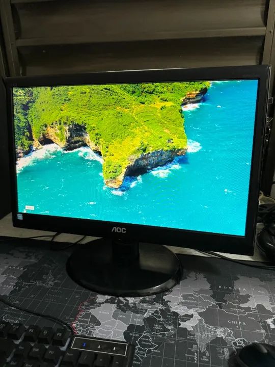 Monitor AOC 18,5 LED E950Swn HD Widescreen Conexão VGA - Foto 6