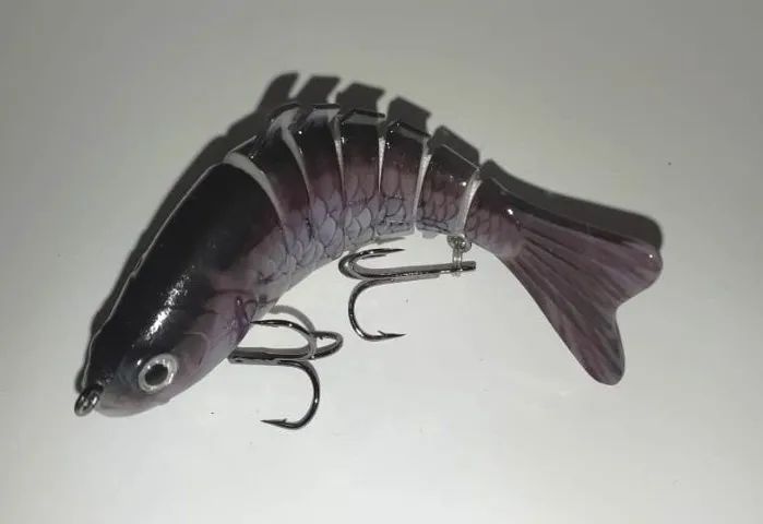 Kit 4 Iscas Artificiais Lambari Articulada 7 Segmentos - 10,2cm 18gr - Foto 4