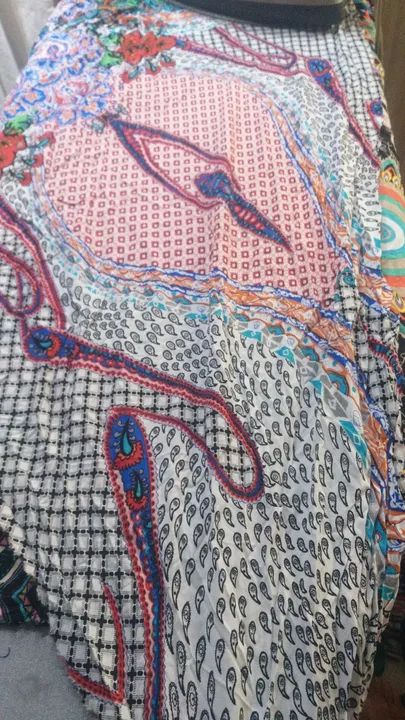 Retalhos estampados, viscose
