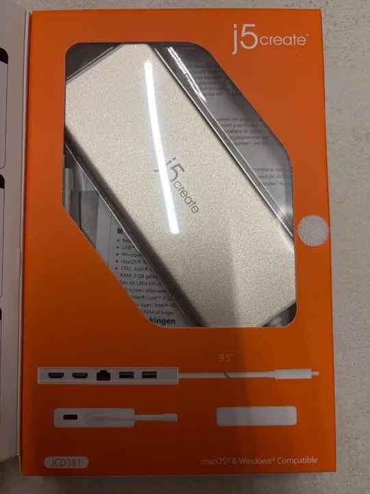 MINI DOCK DUAL HDMI J5CREATE USB-C JCD381 - Foto 3