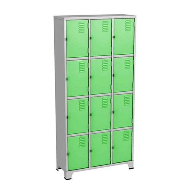 Armário-Roupeiro | OSL 0D042 | 12 Portas Pequenas Color Fatto