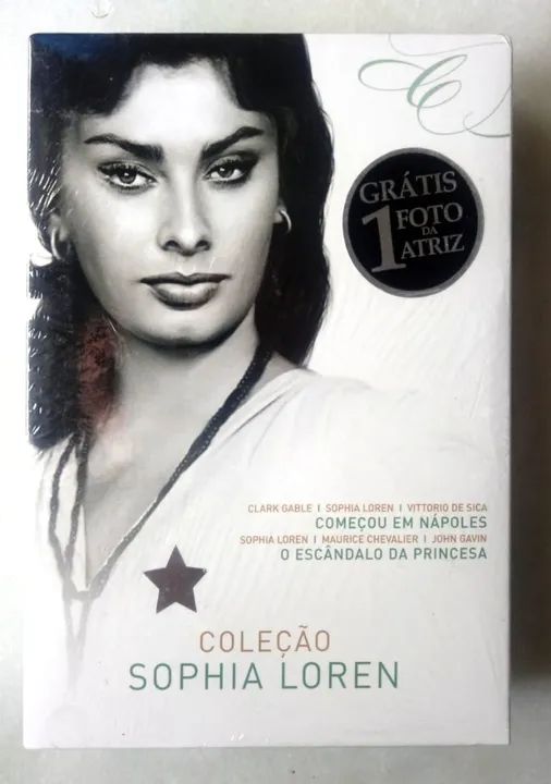 Coleção Sophia Loren (Box 2 Dvds) - Lacrado