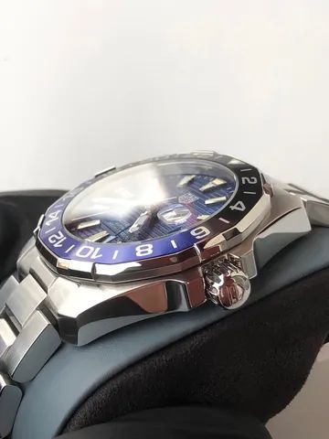 Rel gio Tag Heuer aquaracer Calibre 7 GMT Batman Acess rios