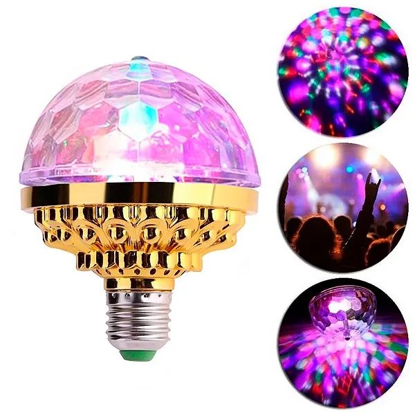 Lâmpada de Led Colorida Giratória para Festas Bivolt - Lehmox em São Luís ma - Foto 3