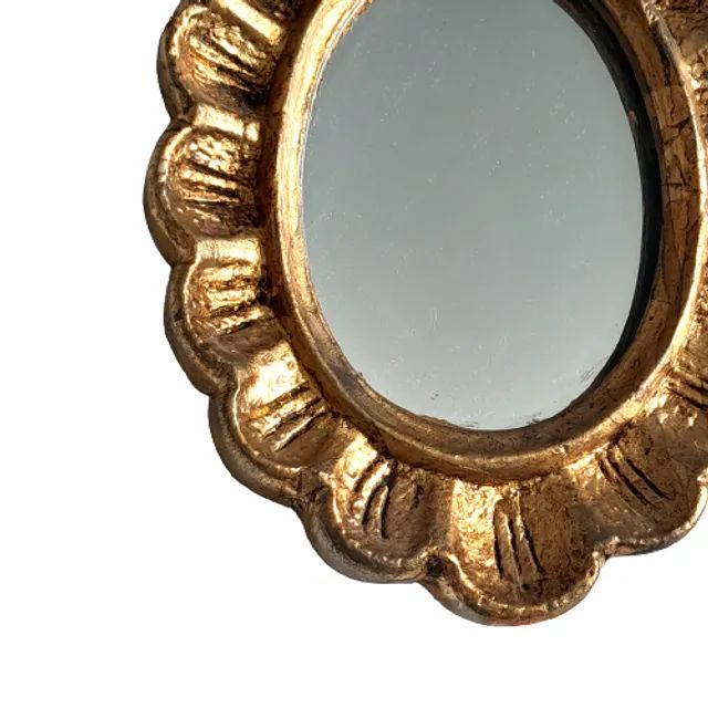 Espelhos Decorativos moldura gesso e folha de ouro - Foto 4