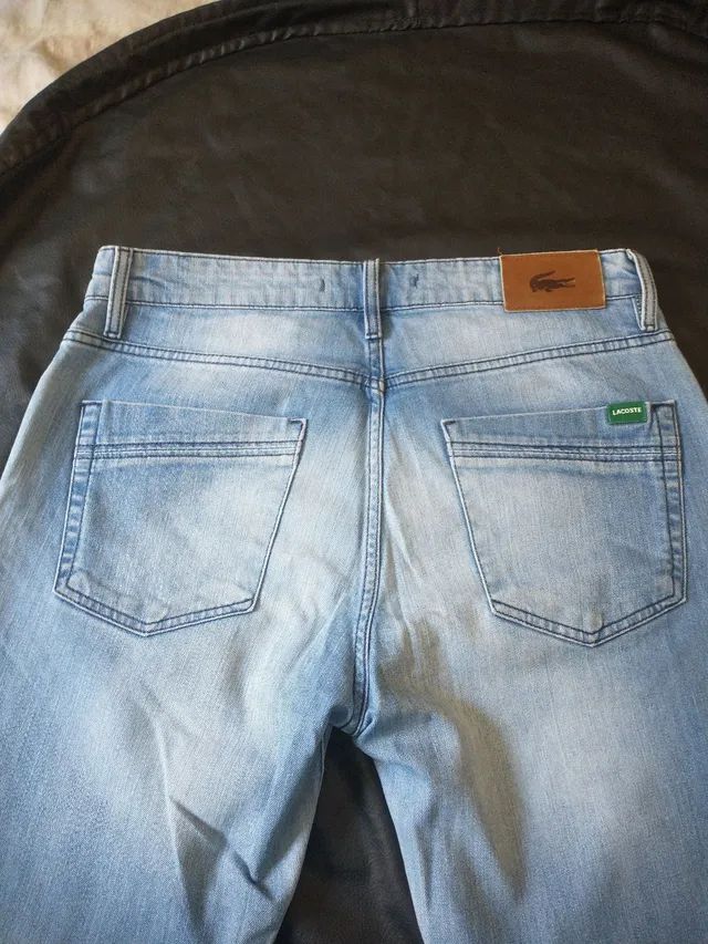 Calça jeans feminina Lacoste Tam 40  - Foto 3