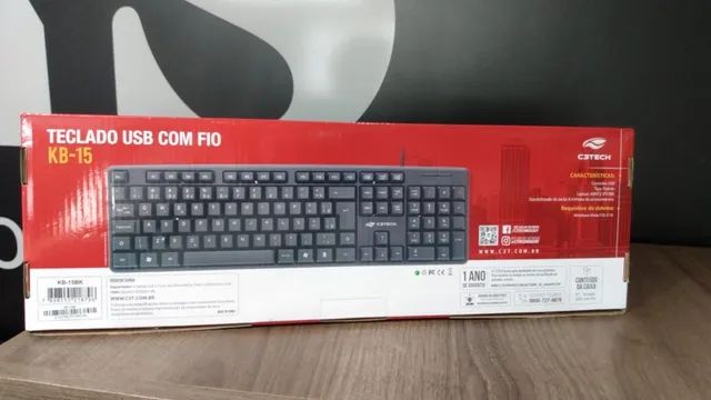 Teclado Usb Com Fio Abnt2 C3tech kb-15 - Foto 3