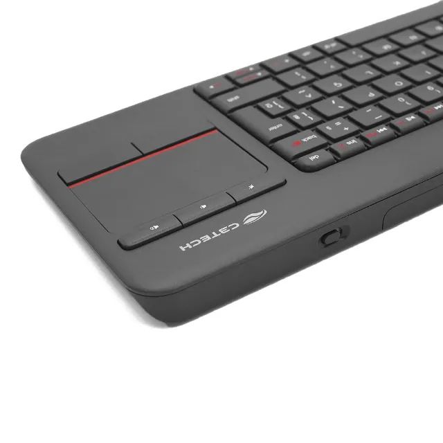 Teclado Sem Fio USB C3Tech K-WT200BK com Touchpad - WZetta - Foto 2