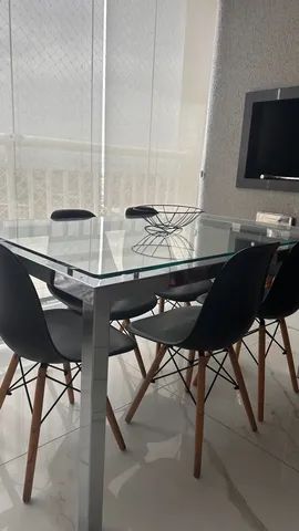 JOGO DE MESA COM 4 CADEIRAS