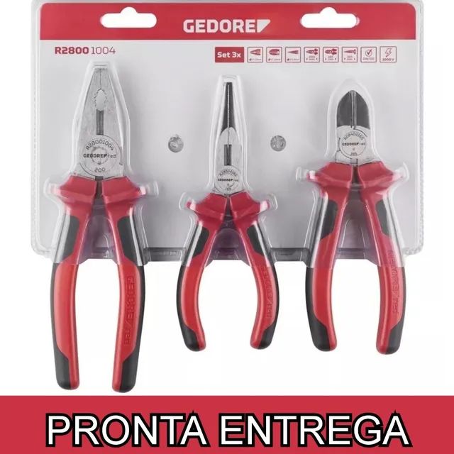 JOGO ALICATES ISOLADOS GEDORE - PROFISSIONAL
