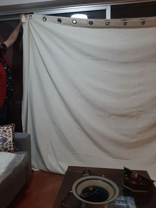 Cortina com ilhós - Foto 3