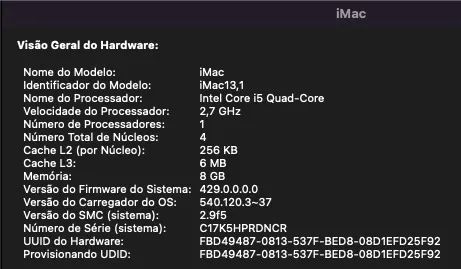 iMac Late 2012 (13,1) - Acompanha teclado e mouse originais Apple - Foto 3