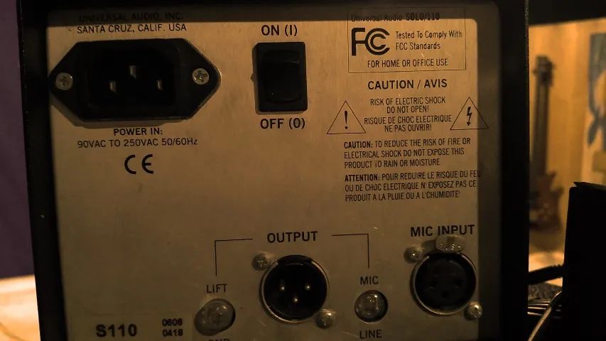 Pré-amplificador Universal Audio solo 110 perfeito estado. - Foto 4