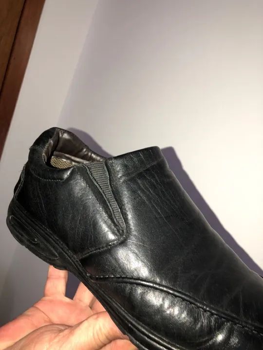 Sapato social couro preto  - Foto 4