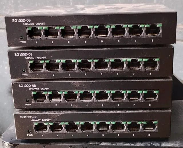 Switch Cisco Sg 100d-08 8-port Gigabit