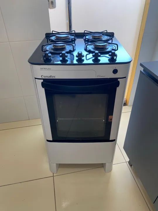 Fogão Esmaltec mesa de vidro 