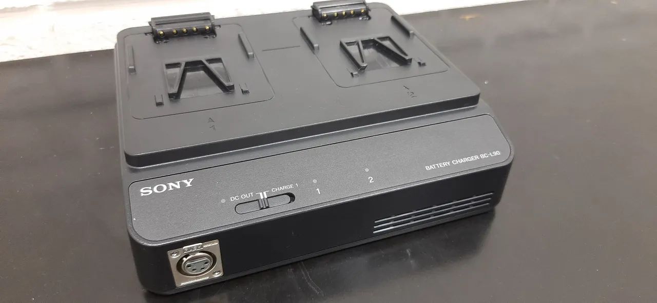 Carregador Sony BC-L90 - Duplo, Profissional - Original - Excelente Estado - Foto 2