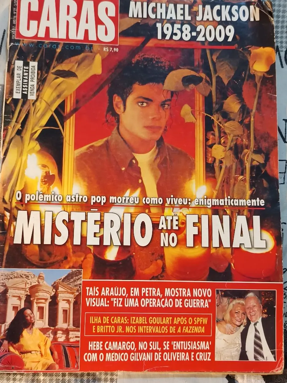 Revista Caras - morte de Michael Jackson - 1958-2009