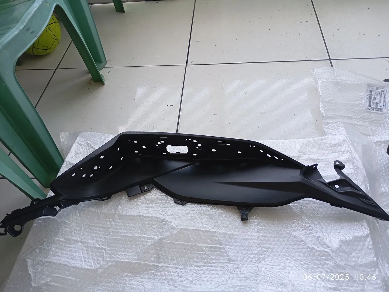Acabamento Lateral Moto - Preto