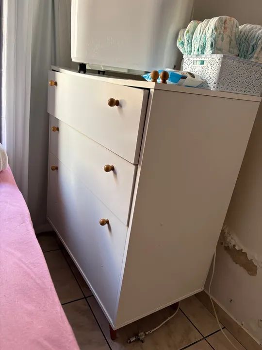 Cama infantil e cômoda - para doar  - Foto 2