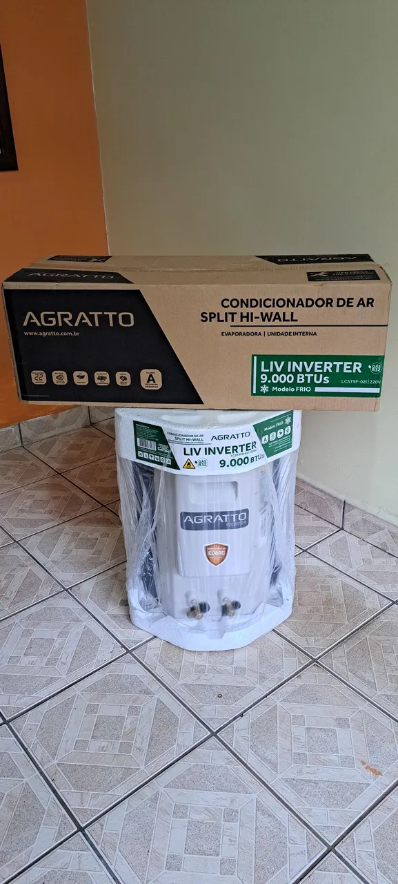 Central de Ar AGRATTO INVERTER 9.000 btus