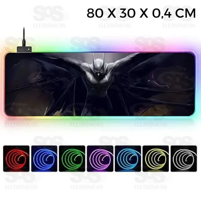 Mousepad Rgb Speed 800x300x4mm Grande Gamer