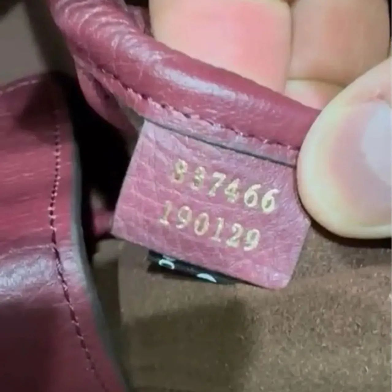 Gucci Softbit maxi shoulder bag Bordo Original - Foto 4