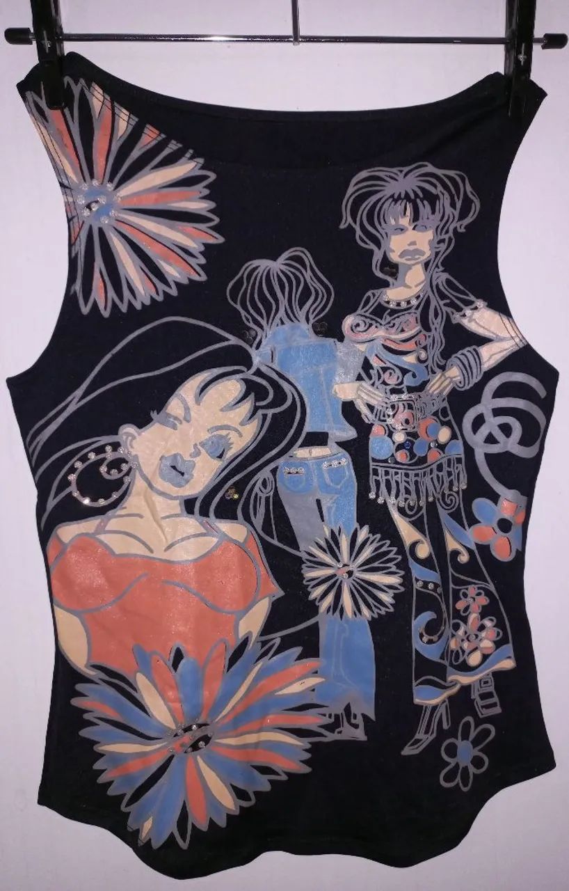 Blusa ciganinha floral com babados - Foto 5
