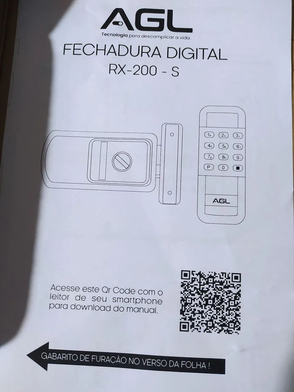 Fechadura inteligente AGL Rx 200s - Foto 2