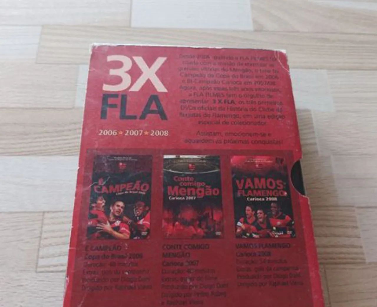 DVD Flamengo - box 3x campeão oficial  - Foto 3