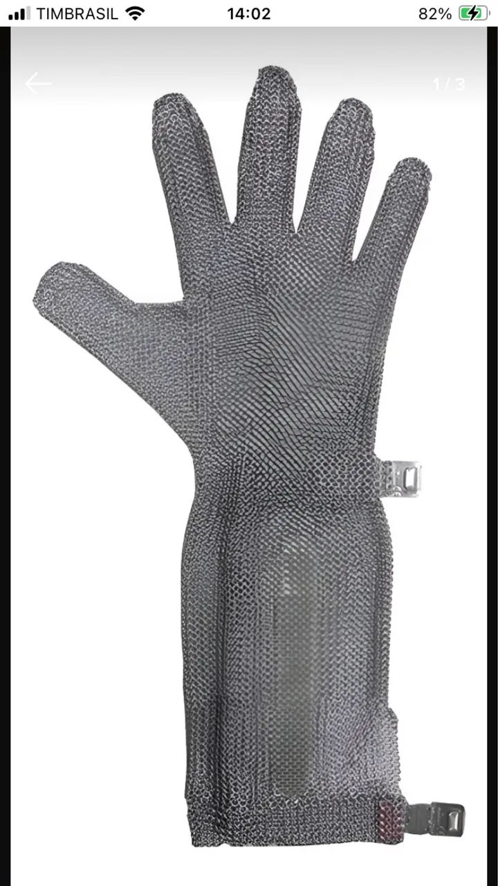 Luva de aço nova 