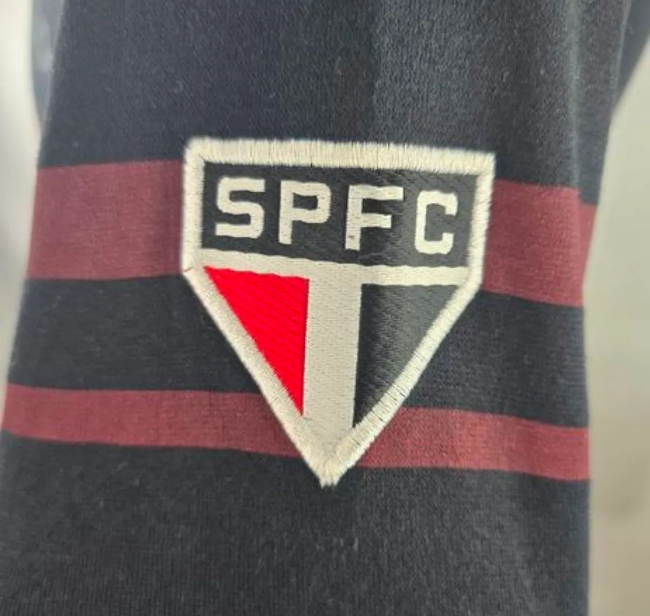 Blusa moletom spfc infantil 6 a 8 anos menino - Foto 4