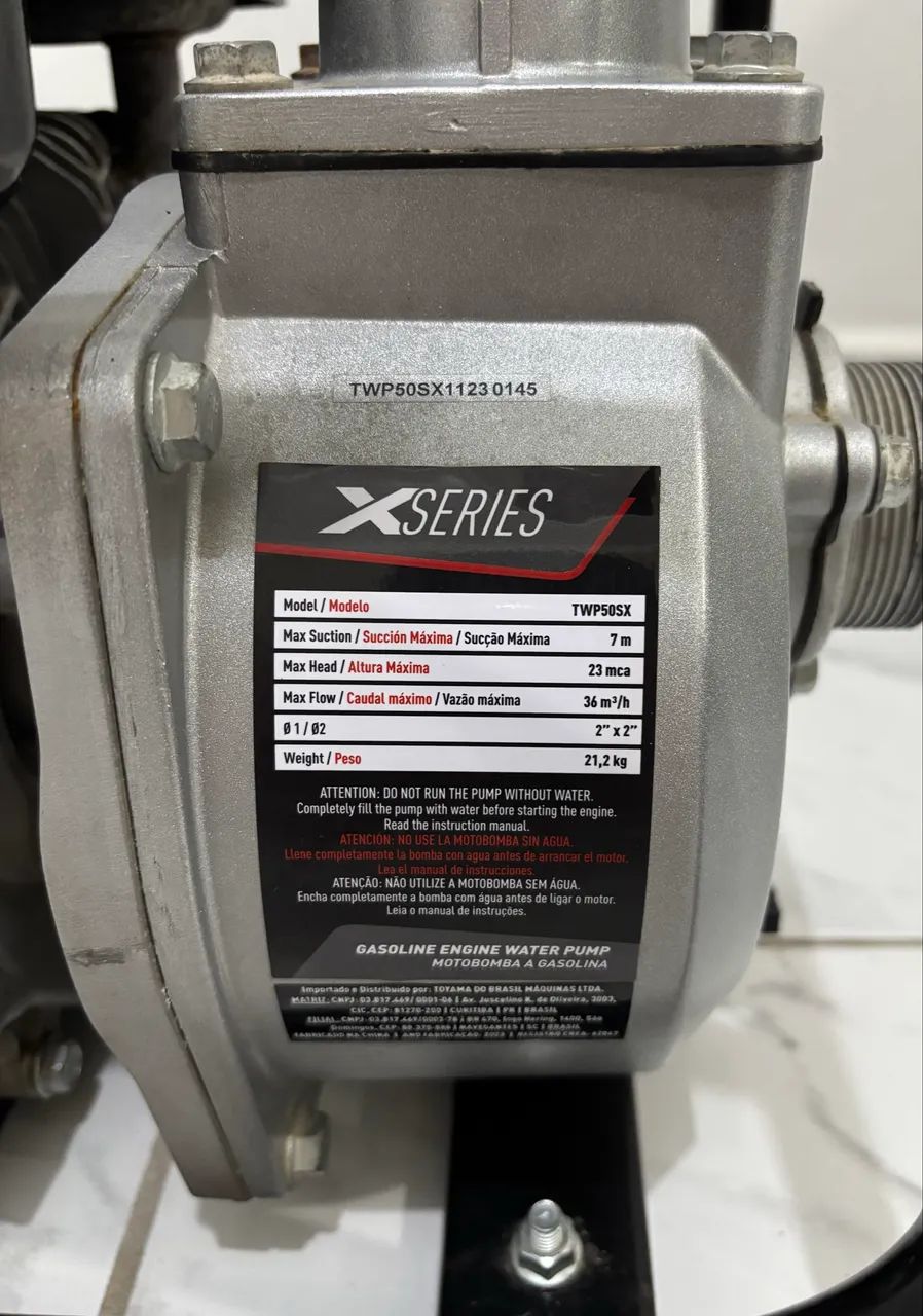Motobomba Gasolina 4t 196cc At Escorvante Twp50sx Toyama - Foto 3