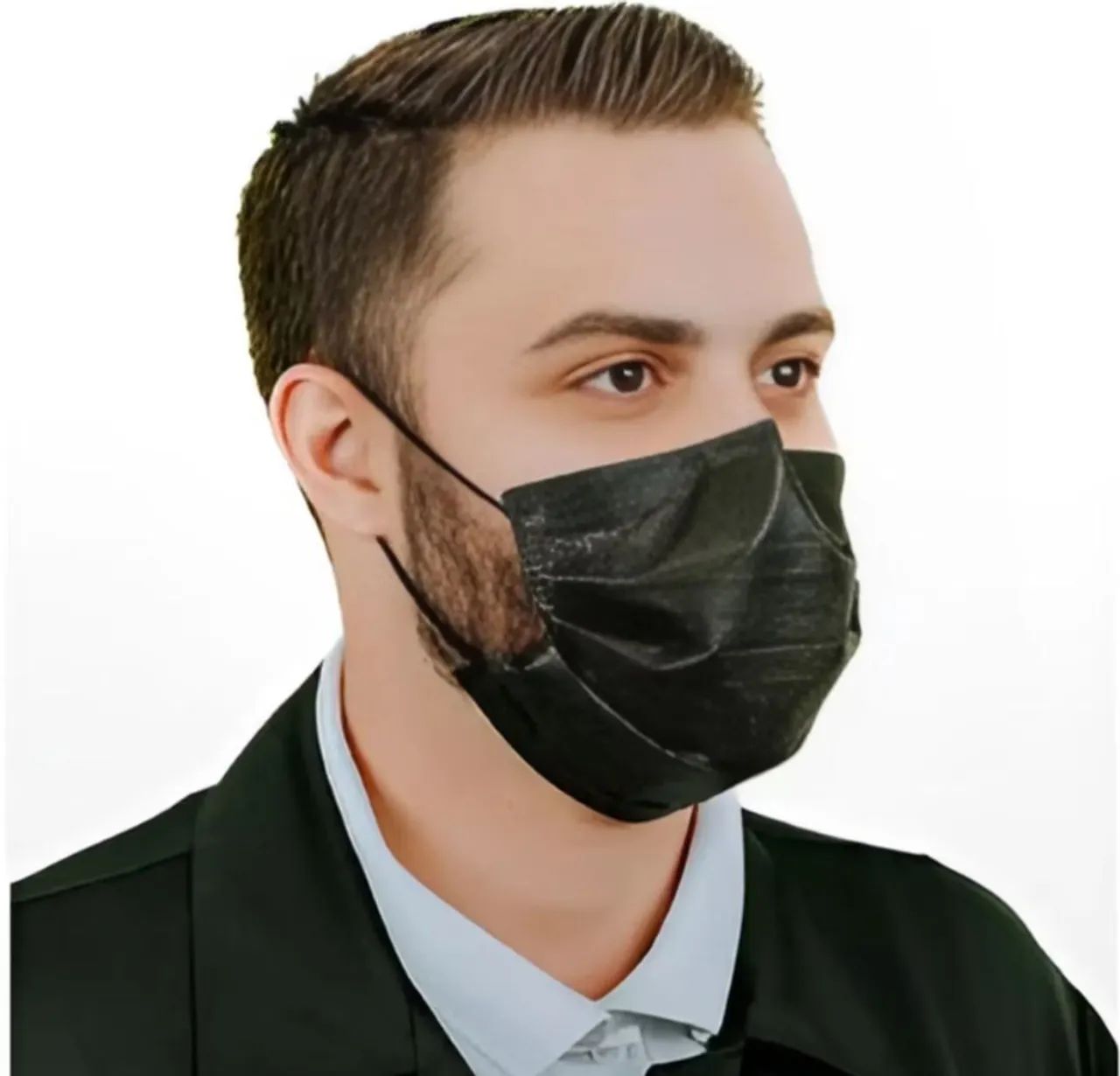 Máscaras triplas descartáveis 