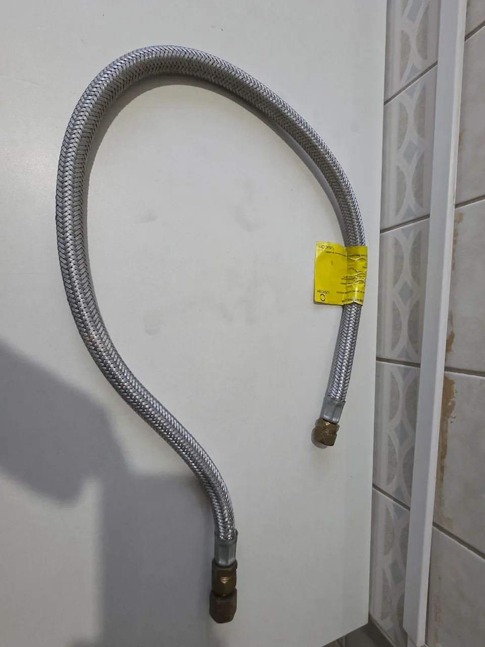 Mangueira de gás encanado 1 metro com os Adaptores