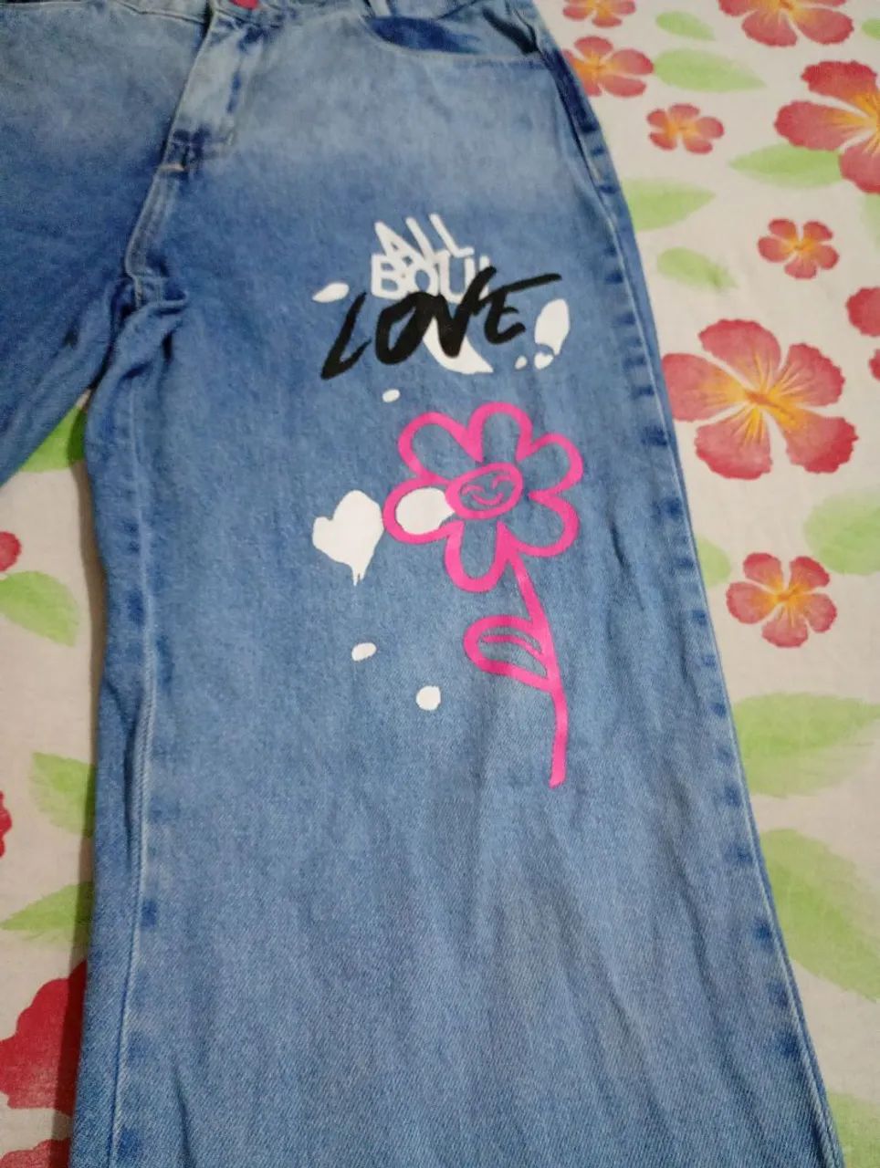 Calça jeans tamanho 16 anos - Foto 3