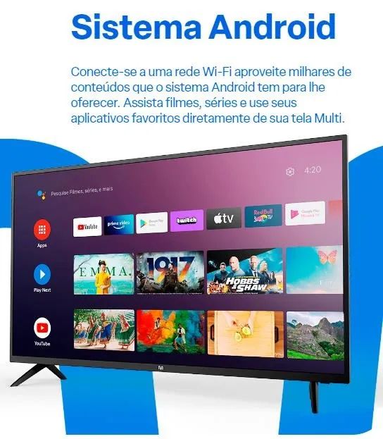 Smart TV 32" Multi 3 HDMI with Wifi and Screen Mirroring - TL062MOUT - | 950.00|64308565037697121