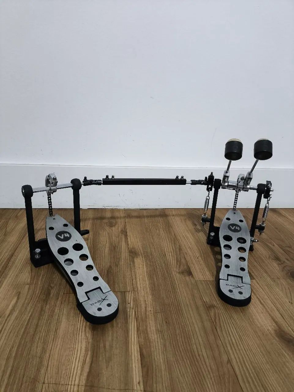 Pedal de Bateria Duplo V4 - Basix