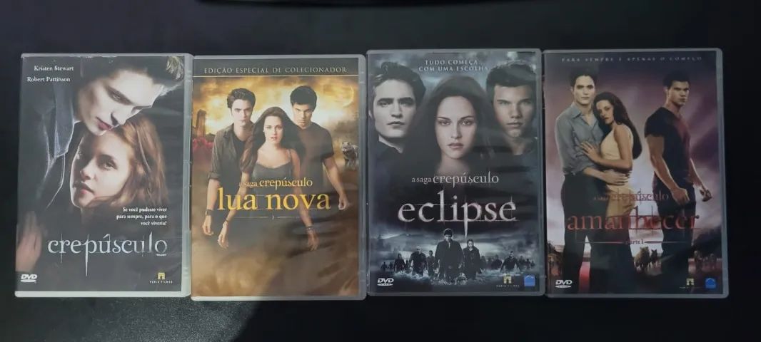 Dvds Saga Crepúsculo 