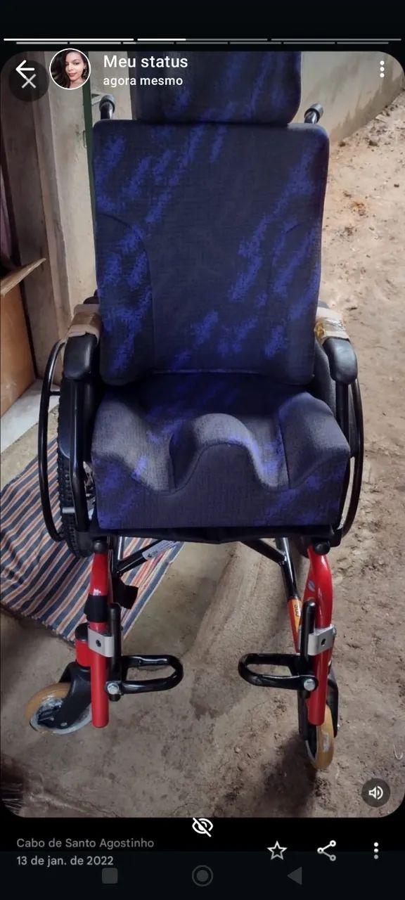 Cadeira de rodas novíssima  - Foto 3
