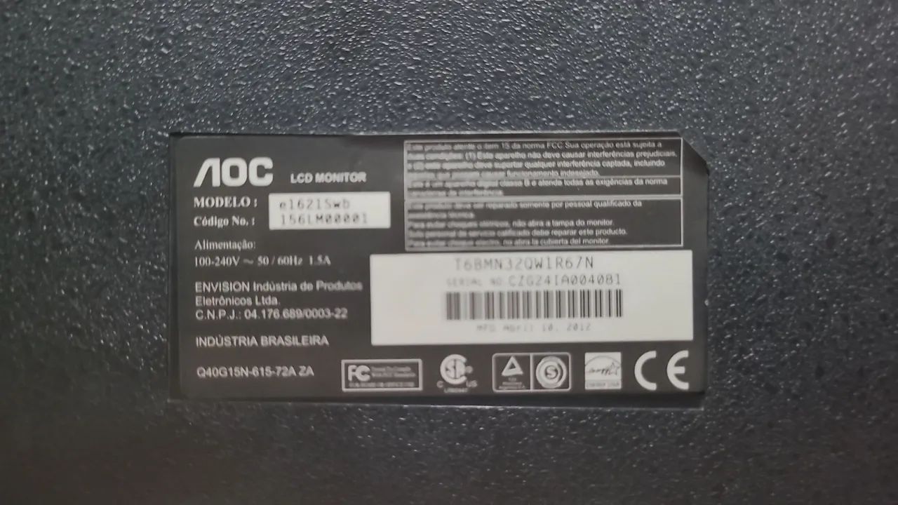 Monitor AOC tela  - Foto 3