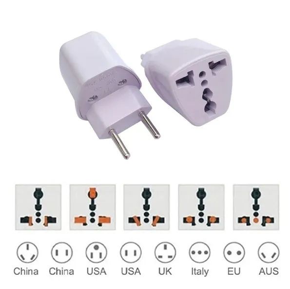 Tomada universal adaptador Europa Viagem - Foto 3