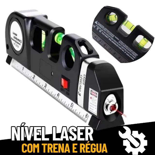 Trena 2,5m Com Nível e Laser _ FE171