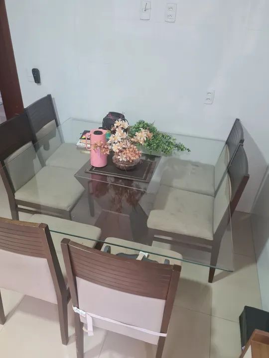Mesa de Jantar com 3 Cadeiras de brinde - Foto 3