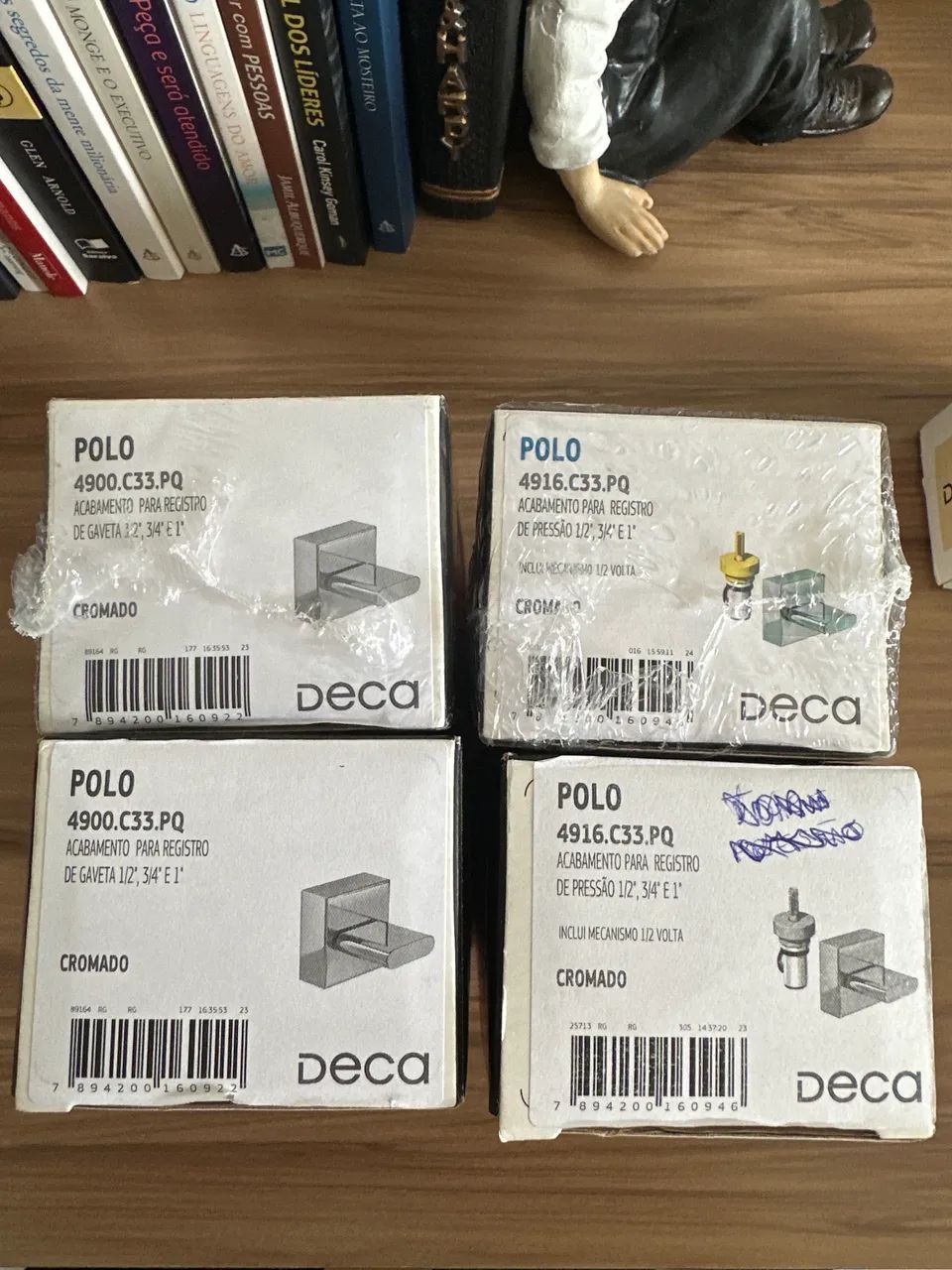 Acabamentos para registro Deca Polo novos