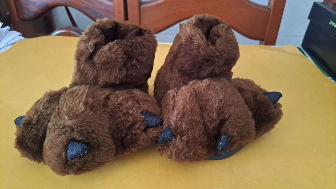 Pantufas de Urso - Conforto e Diversão para os Pequenos! - Foto 4