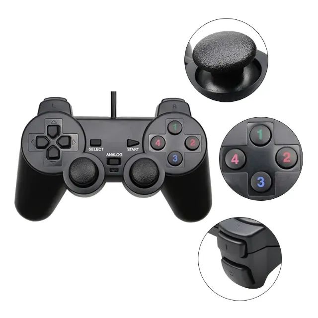 Controle USB modelo PS2 (PC/Notebook) - WZetta - Foto 6