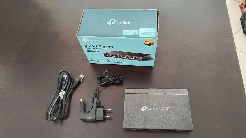 Switch TP-Link (LS108E) GigaByte - 8 portas Gerenciável  - Foto 4