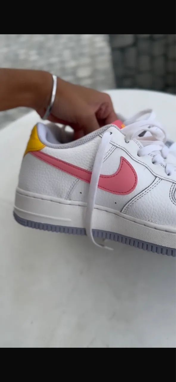 tênis nike air force 1 gs low original 